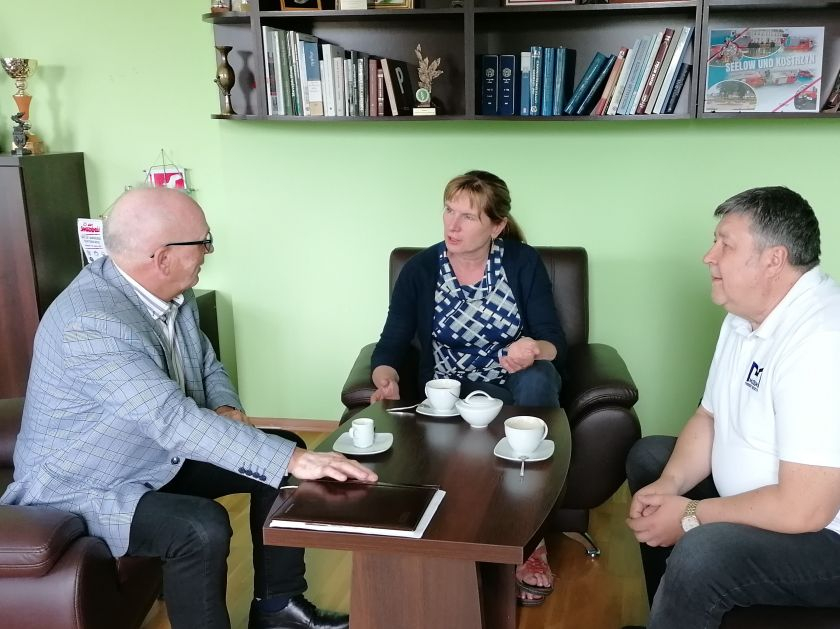 Besuch der Lebuser Denkmalschützerin