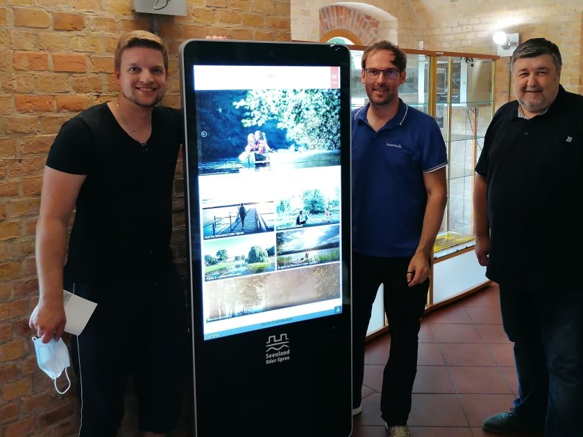 Infokiosk im Rahmen von &quot;Odra Velo&quot;