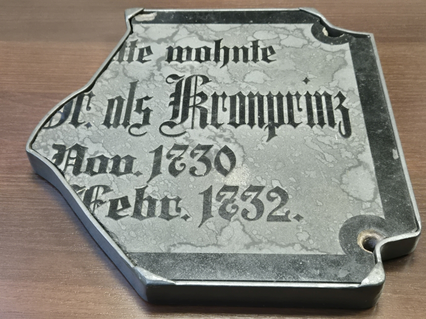 &Uuml;bergabe der Friedrich-Gedenktafel &ndash; Stellungnahme des Museums