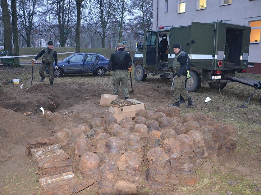Weitere Militaria Funde treffen im Museum der Festung Küstrin ein