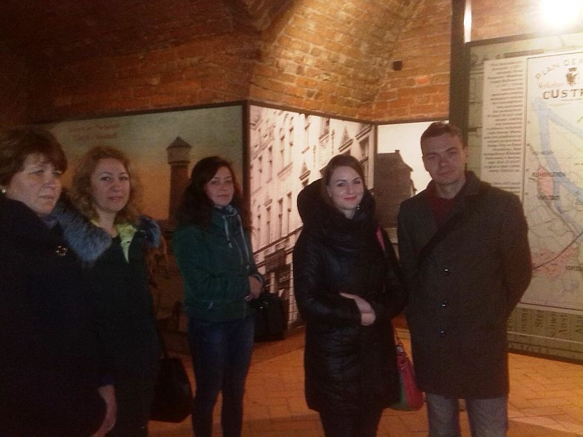 Goście z Ukrainy w Muzeum Twierdzy